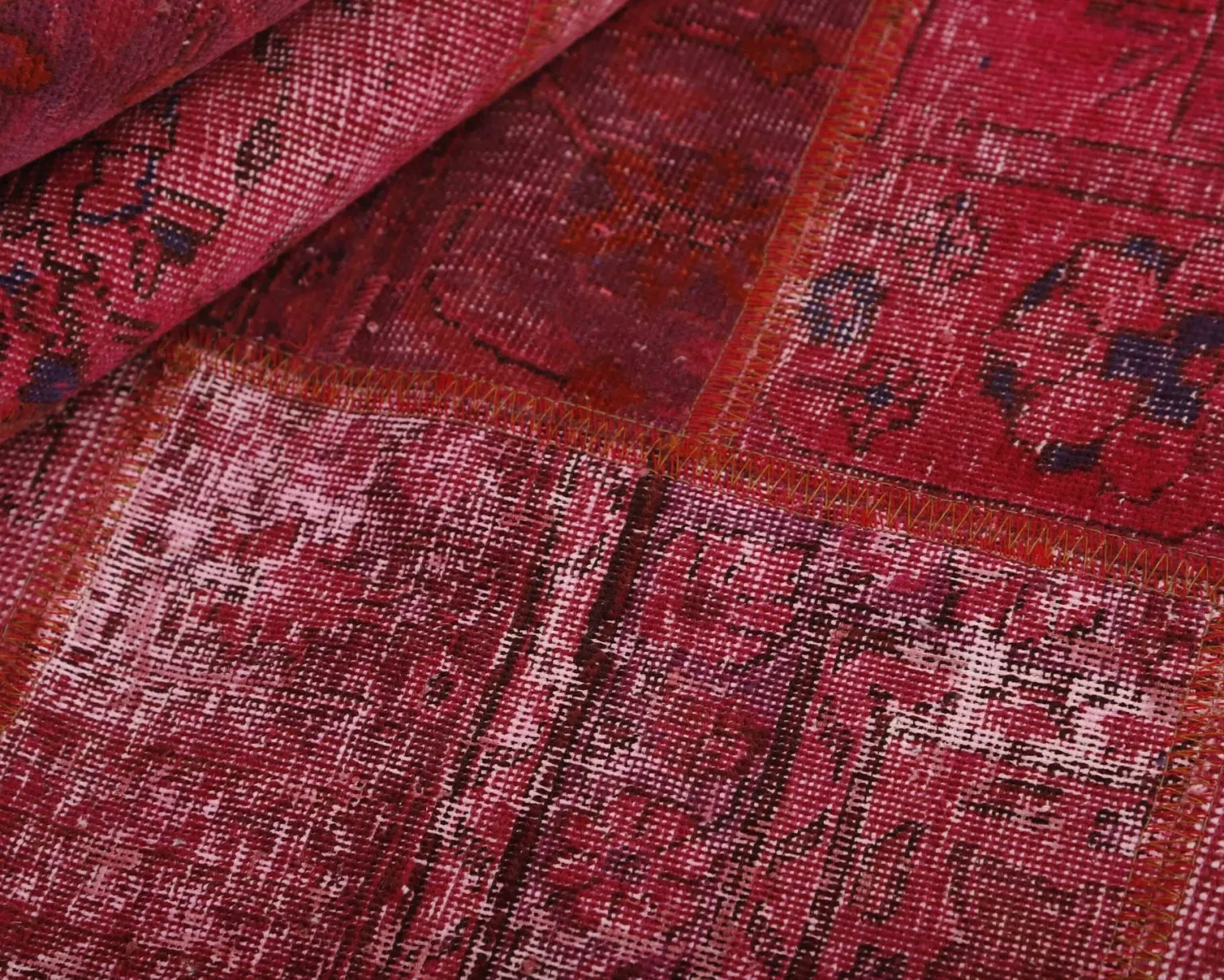 Vintage Patchwork orientalisk matta 140 x 205 cm