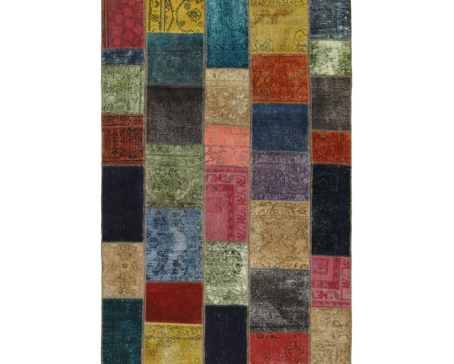 Vintage Patchwork orientalisk matta 156 x 239 cm