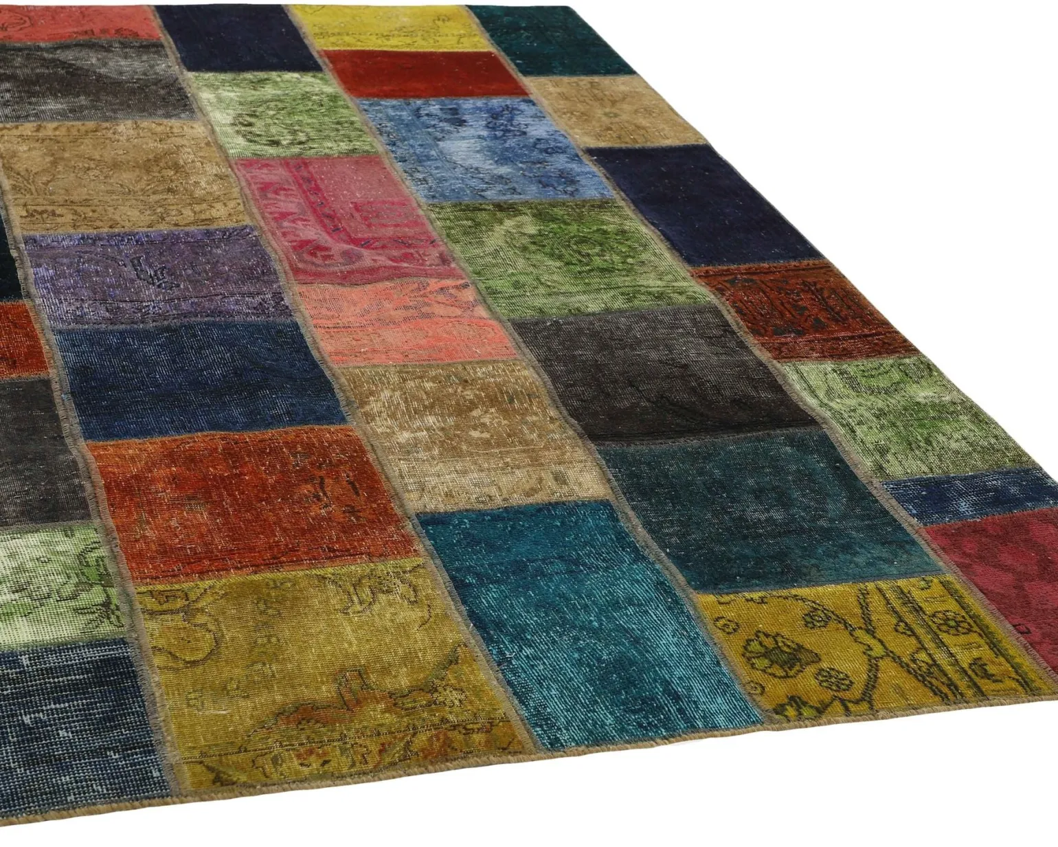 Vintage Patchwork orientalisk matta 156 x 239 cm