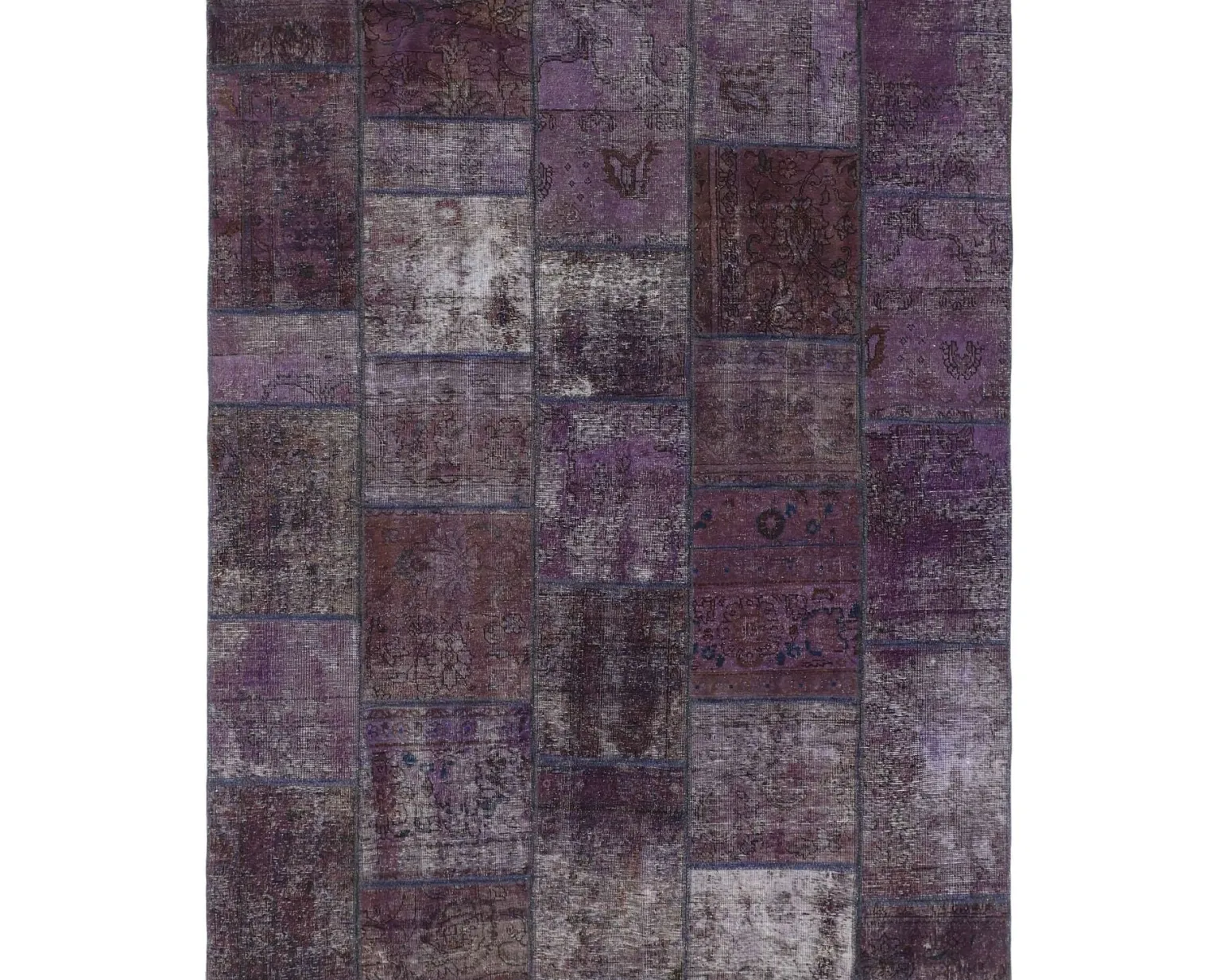 Vintage Patchwork orientalisk matta 205 x 256 cm