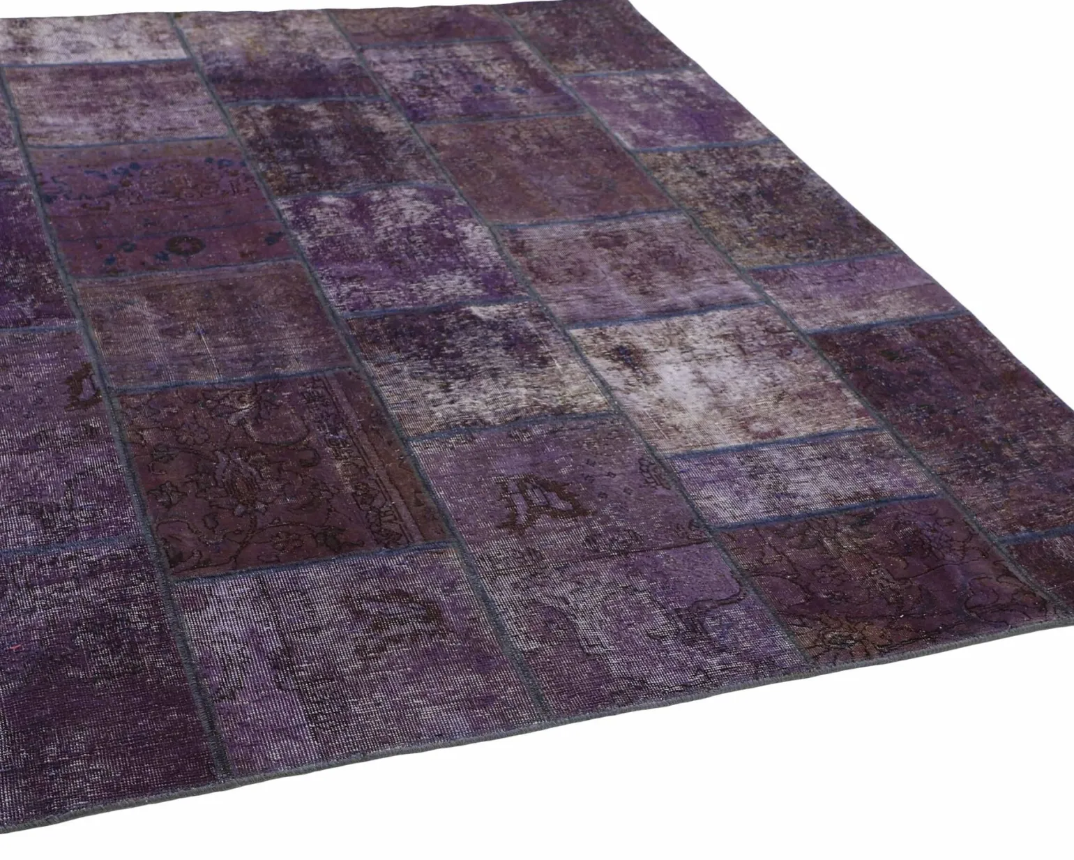 Vintage Patchwork orientalisk matta 205 x 256 cm
