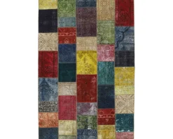 Vintage Patchwork orientalisk matta 201 x 305 cm