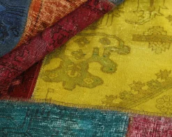 Vintage Patchwork orientalisk matta 201 x 305 cm