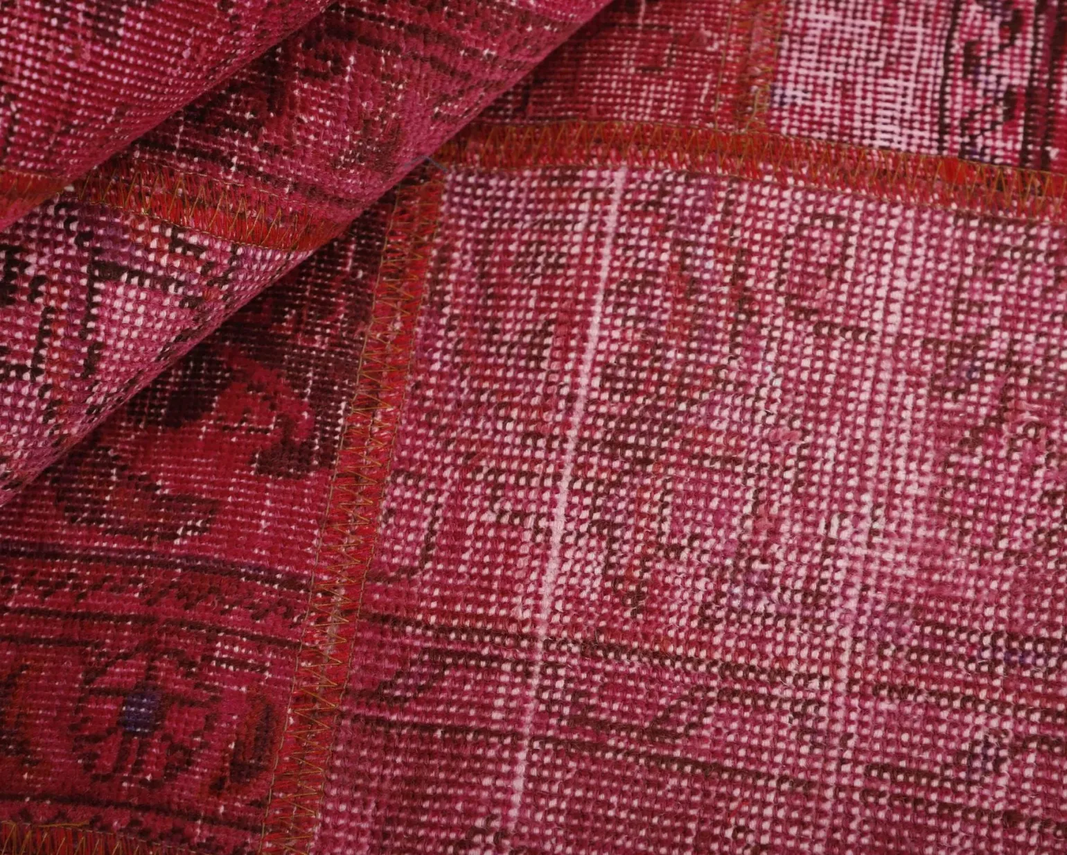 Vintage Patchwork orientalisk matta 143 x 208 cm