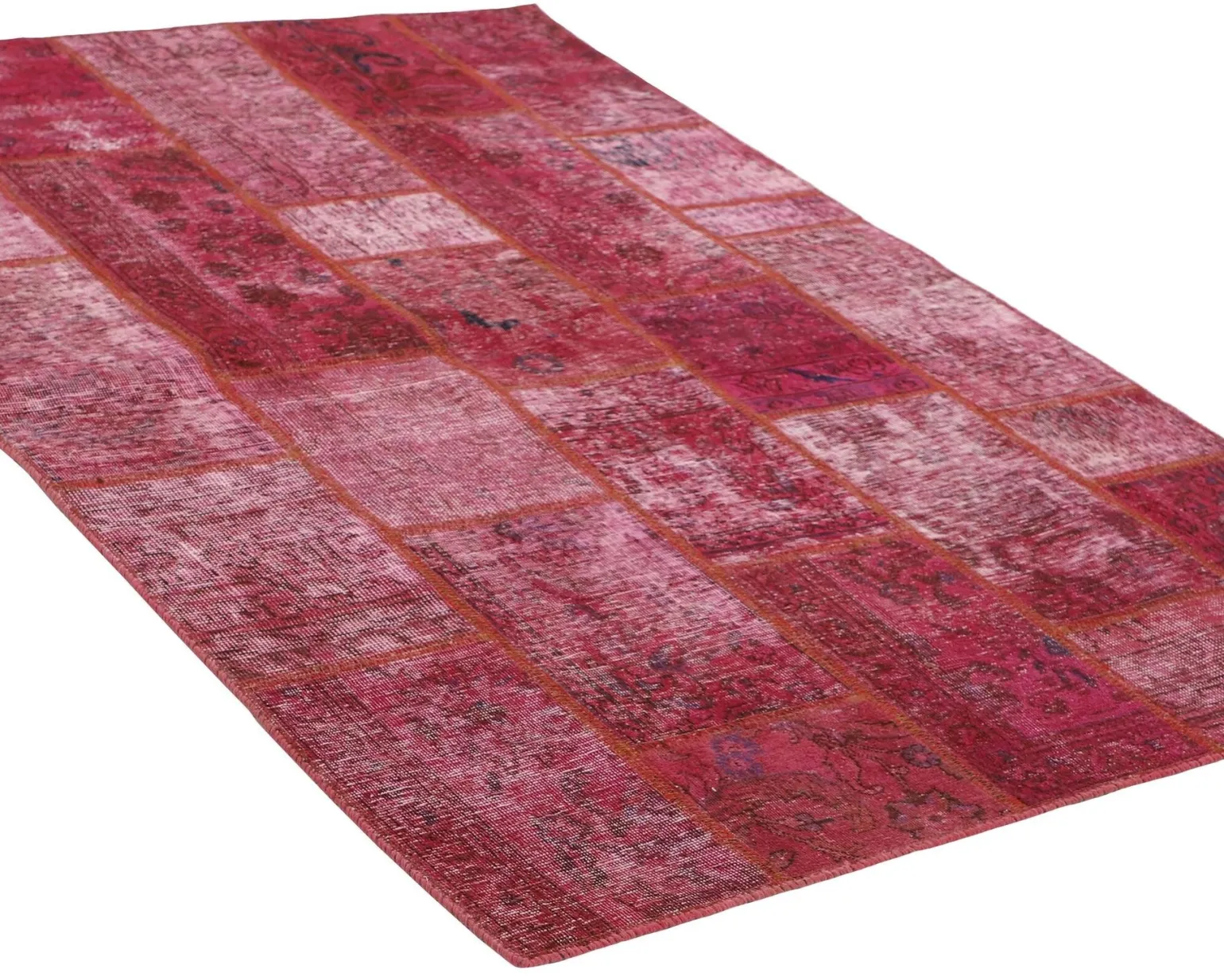 Vintage Patchwork orientalisk matta 143 x 208 cm