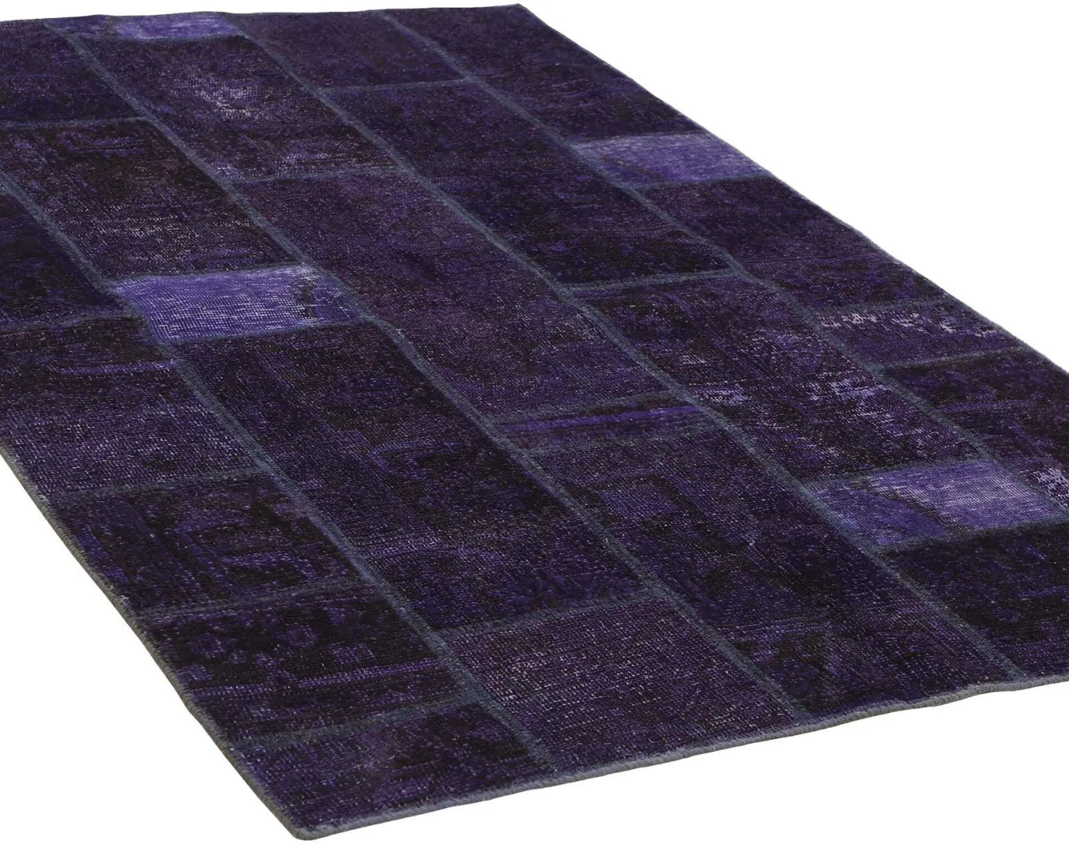 Vintage Patchwork orientalisk matta 141 x 201 cm
