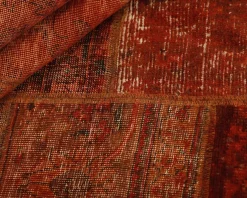 Vintage Patchwork orientalisk matta 202 x 251 cm