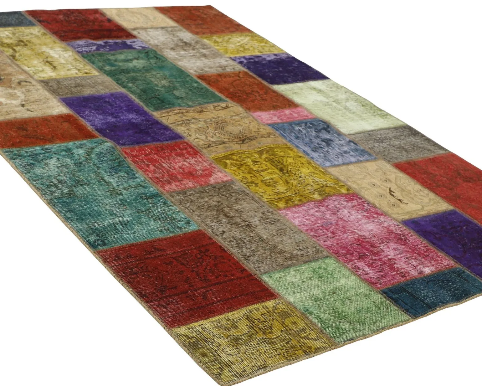 Vintage Patchwork orientalisk matta 170 x 238 cm