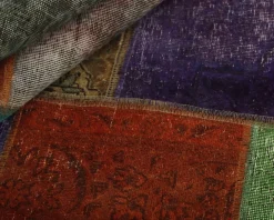 Vintage Patchwork orientalisk matta 169 x 238 cm