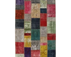 Vintage Patchwork orientalisk matta 168 x 245 cm