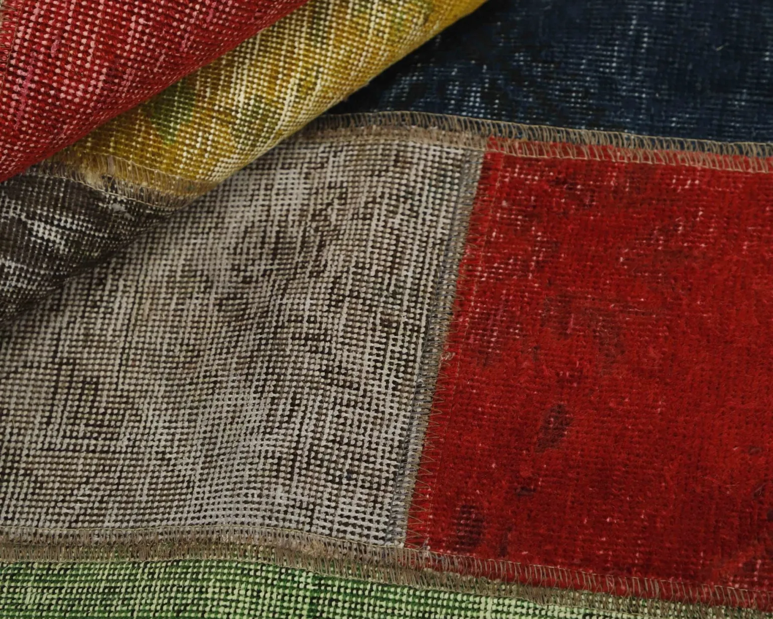 Vintage Patchwork orientalisk matta 168 x 245 cm