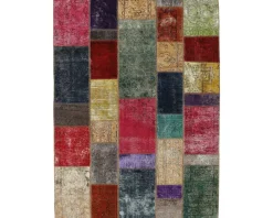 Vintage Patchwork orientalisk matta 171 x 233 cm