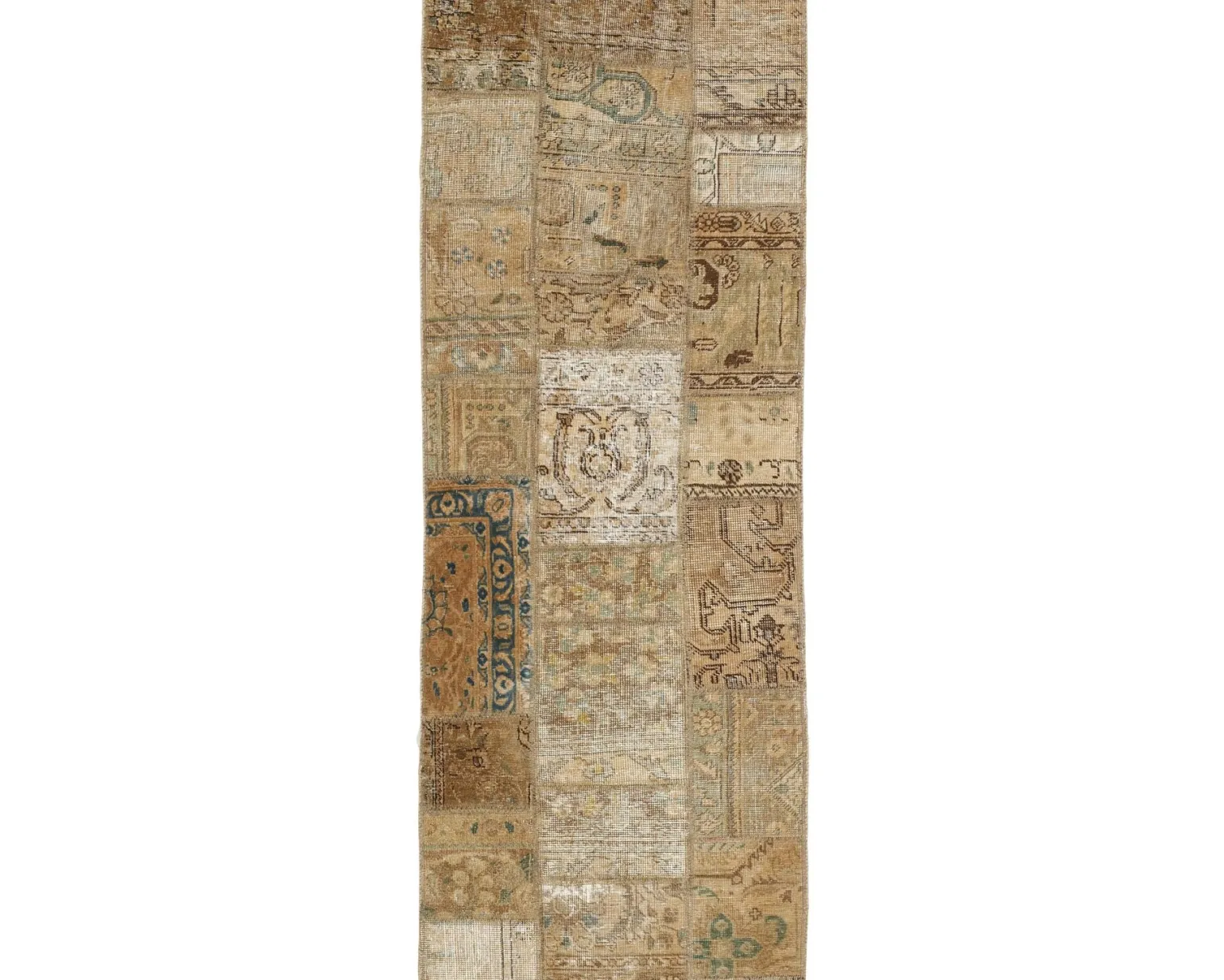 Vintage Patchwork orientalisk matta 73 x 207 cm