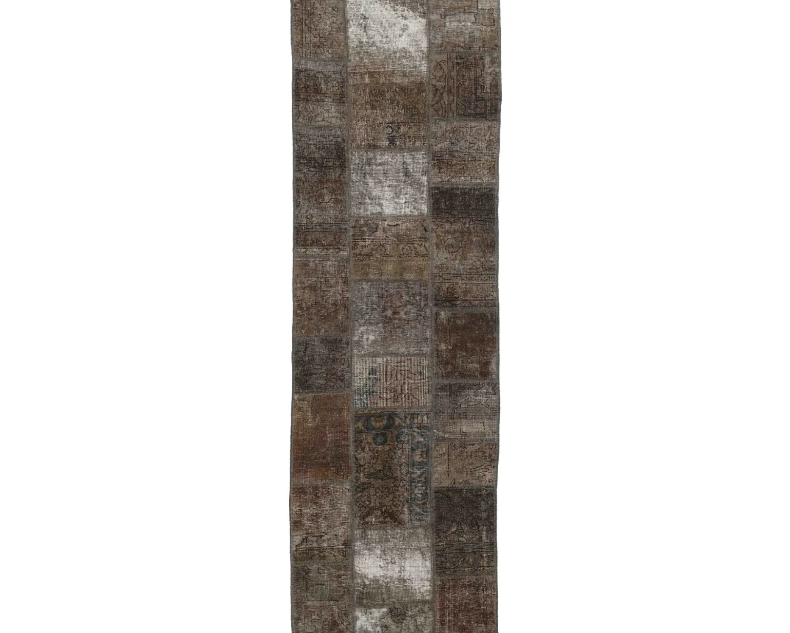 Vintage Patchwork orientalisk matta 74 x 256 cm