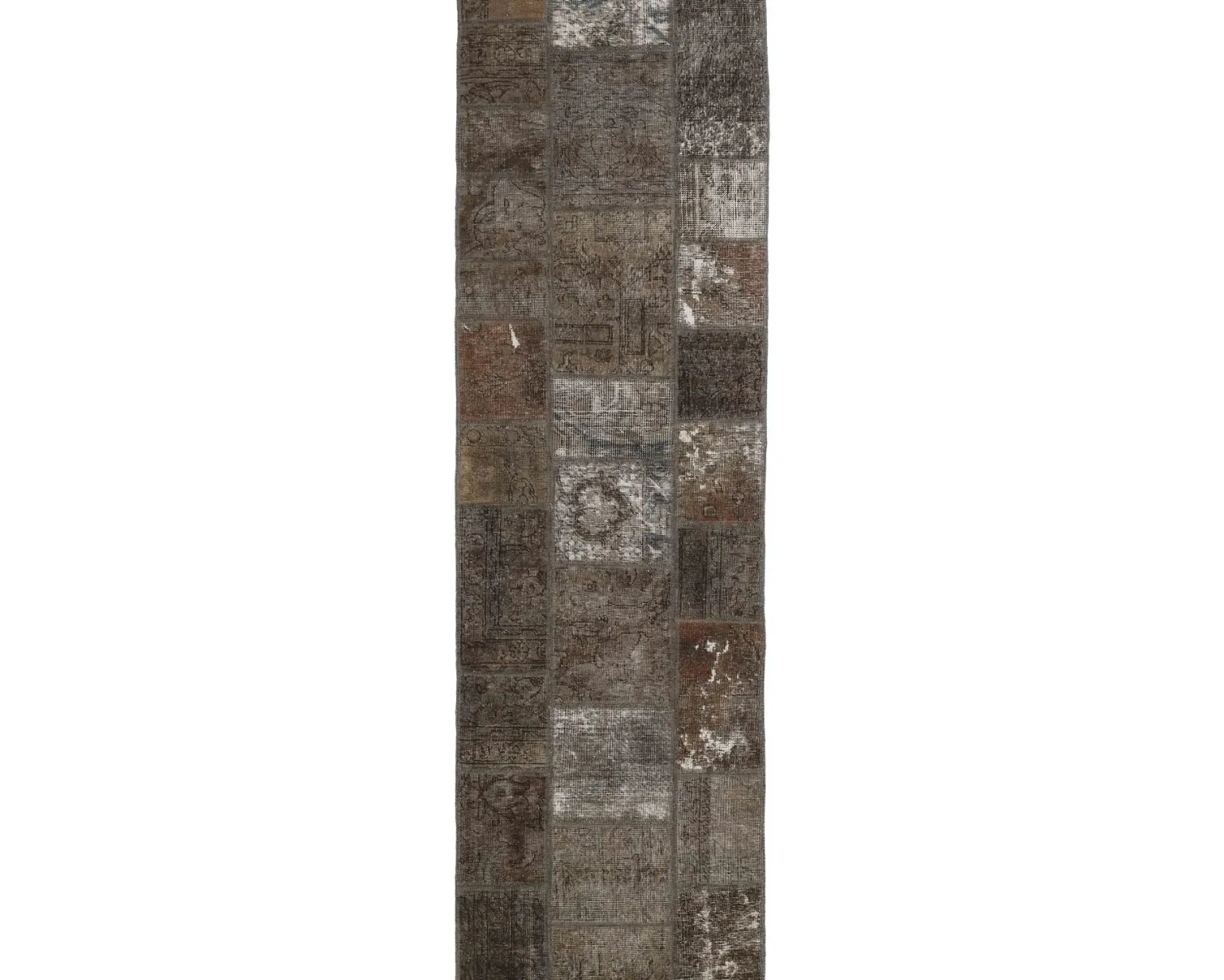 Vintage Patchwork orientalisk matta 73 x 254 cm