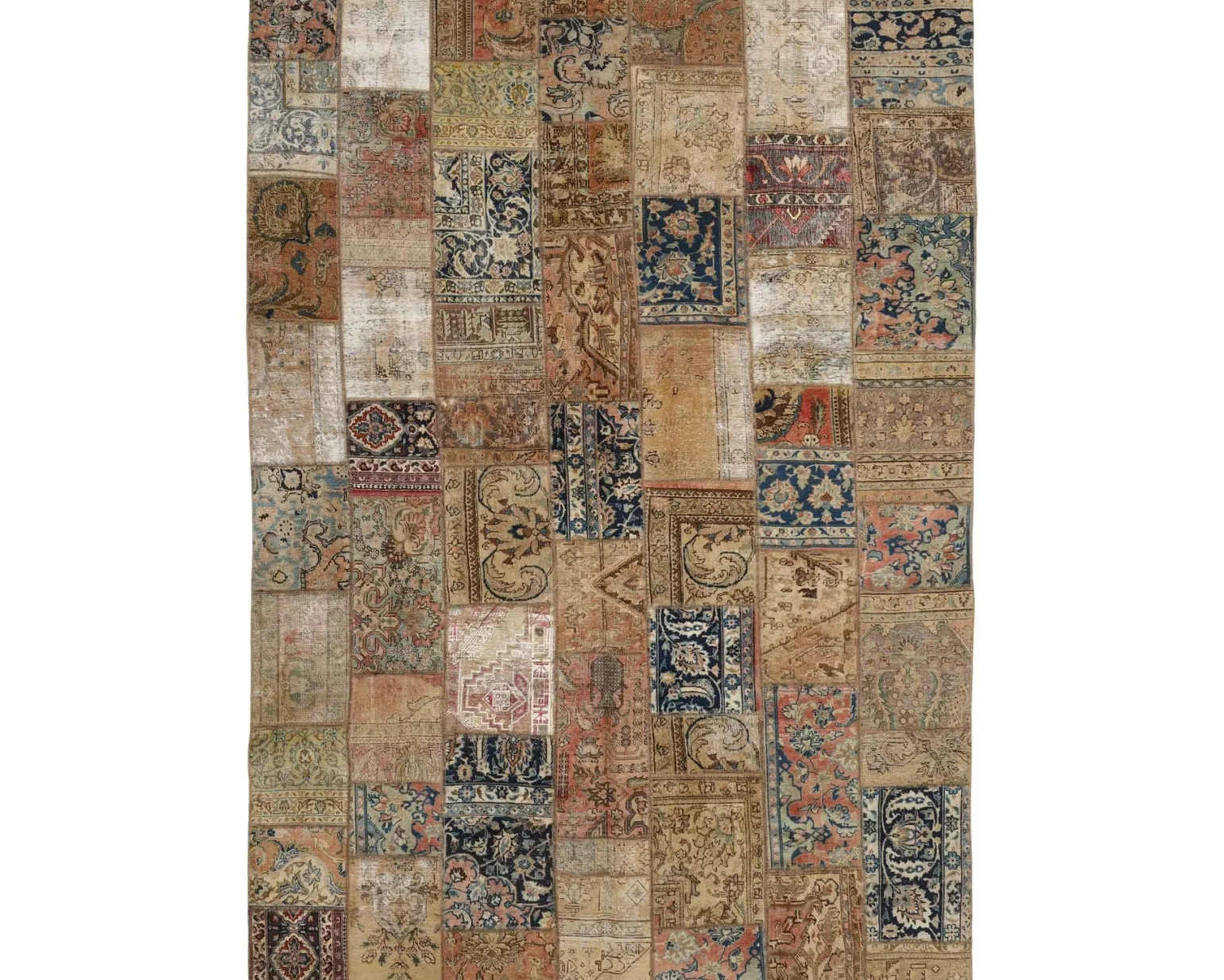 Vintage Patchwork orientalisk matta 252 x 360 cm