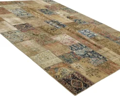 Vintage Patchwork orientalisk matta 252 x 360 cm