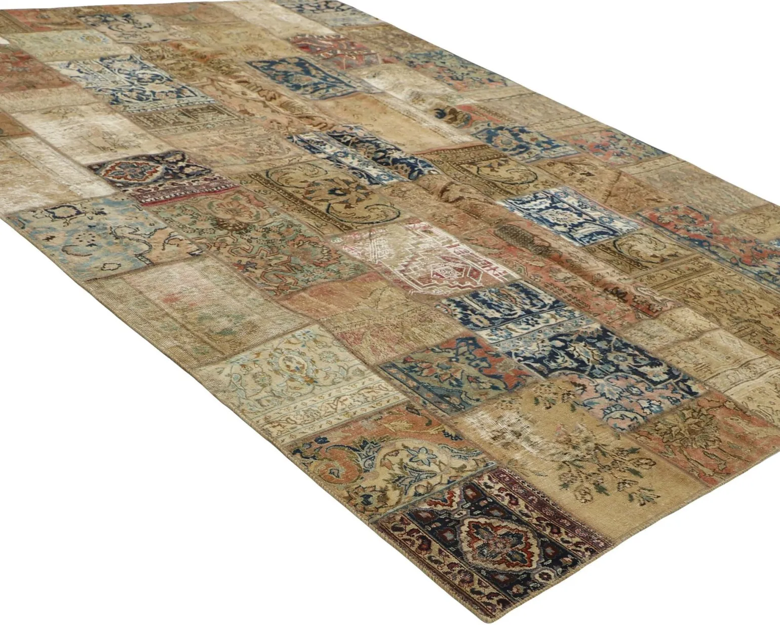 Vintage Patchwork orientalisk matta 252 x 360 cm