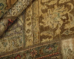 Vintage Patchwork orientalisk matta 249 x 310 cm
