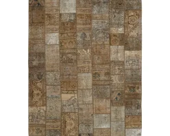 Vintage Patchwork orientalisk matta 250 x 311 cm