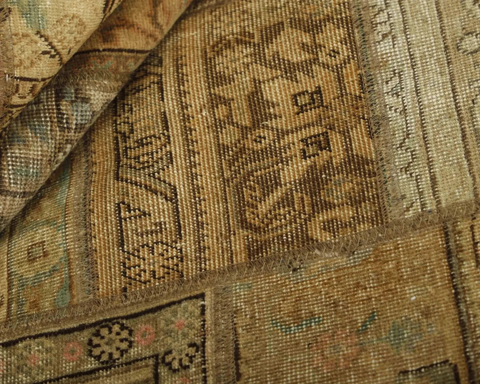Vintage Patchwork orientalisk matta 250 x 311 cm