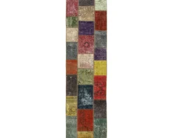 Vintage Patchwork orientalisk matta 74 x 257 cm