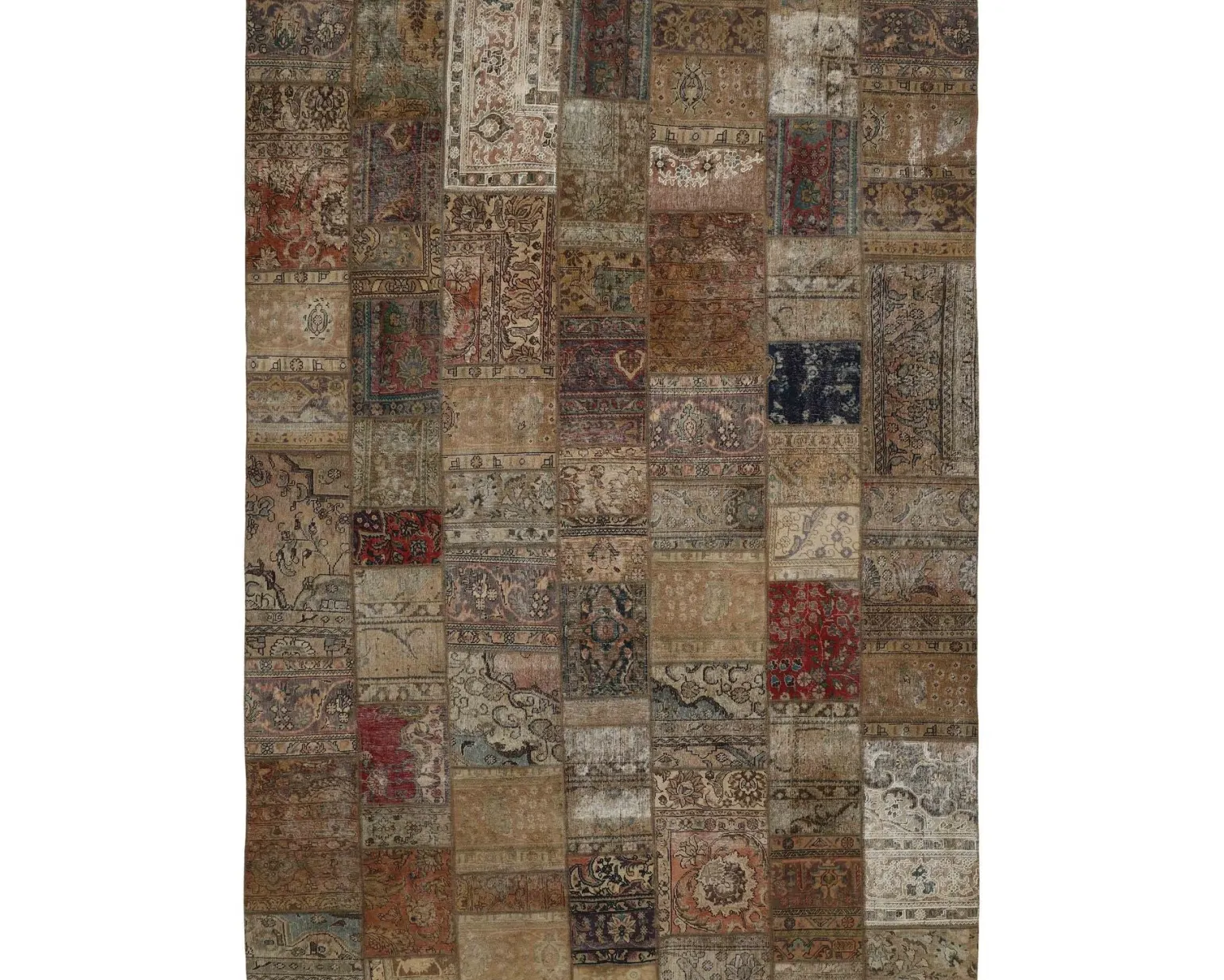 Vintage Patchwork orientalisk matta 299 x 417 cm