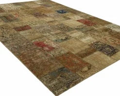 Vintage Patchwork orientalisk matta 299 x 417 cm
