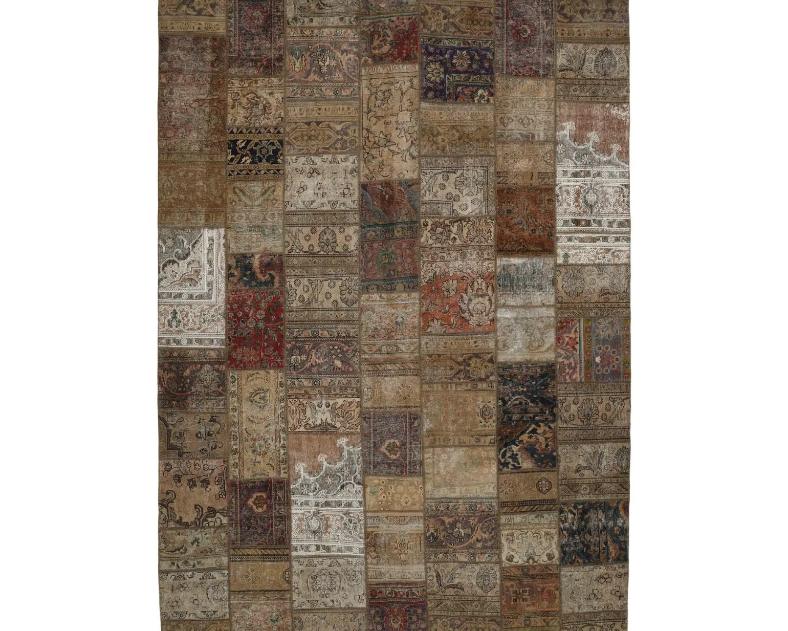 Vintage Patchwork orientalisk matta 298 x 408 cm