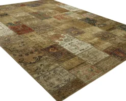 Vintage Patchwork orientalisk matta 298 x 408 cm