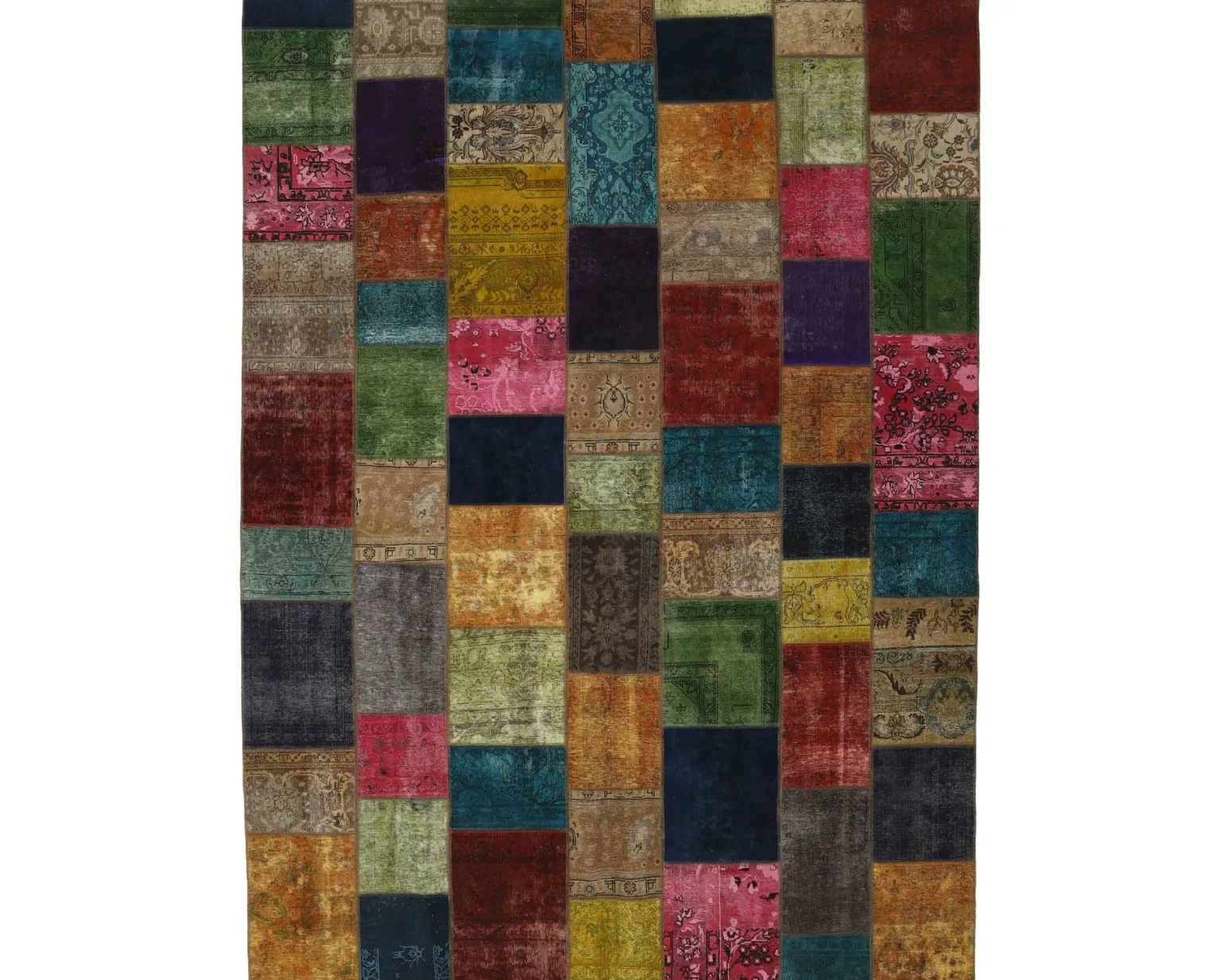 Vintage Patchwork orientalisk matta 304 x 413 cm