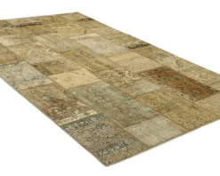 Vintage Patchwork orientalisk matta 199 x 312 cm