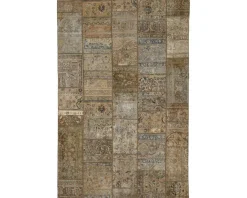 Vintage Patchwork orientalisk matta 198 x 311 cm