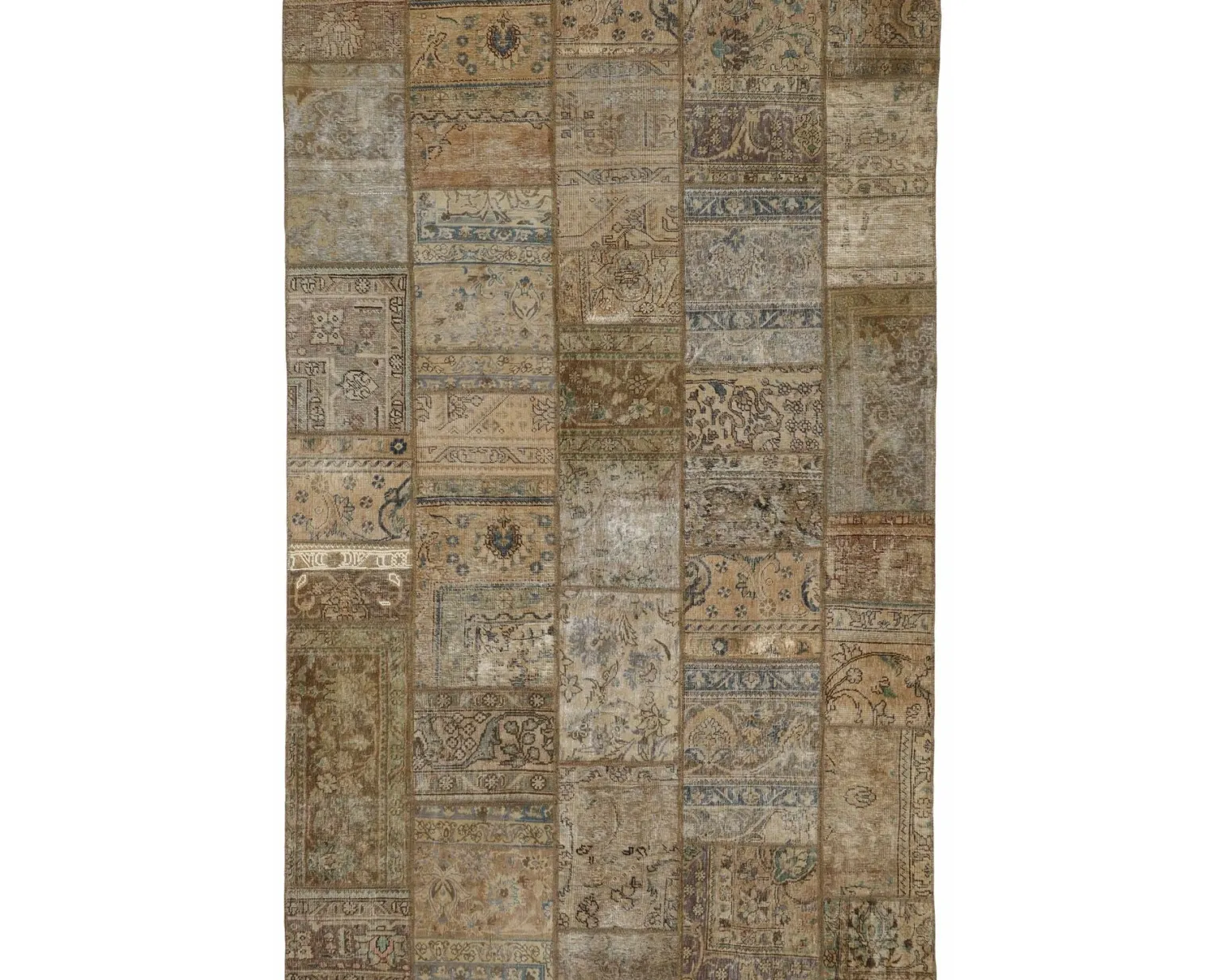 Vintage Patchwork orientalisk matta 198 x 311 cm
