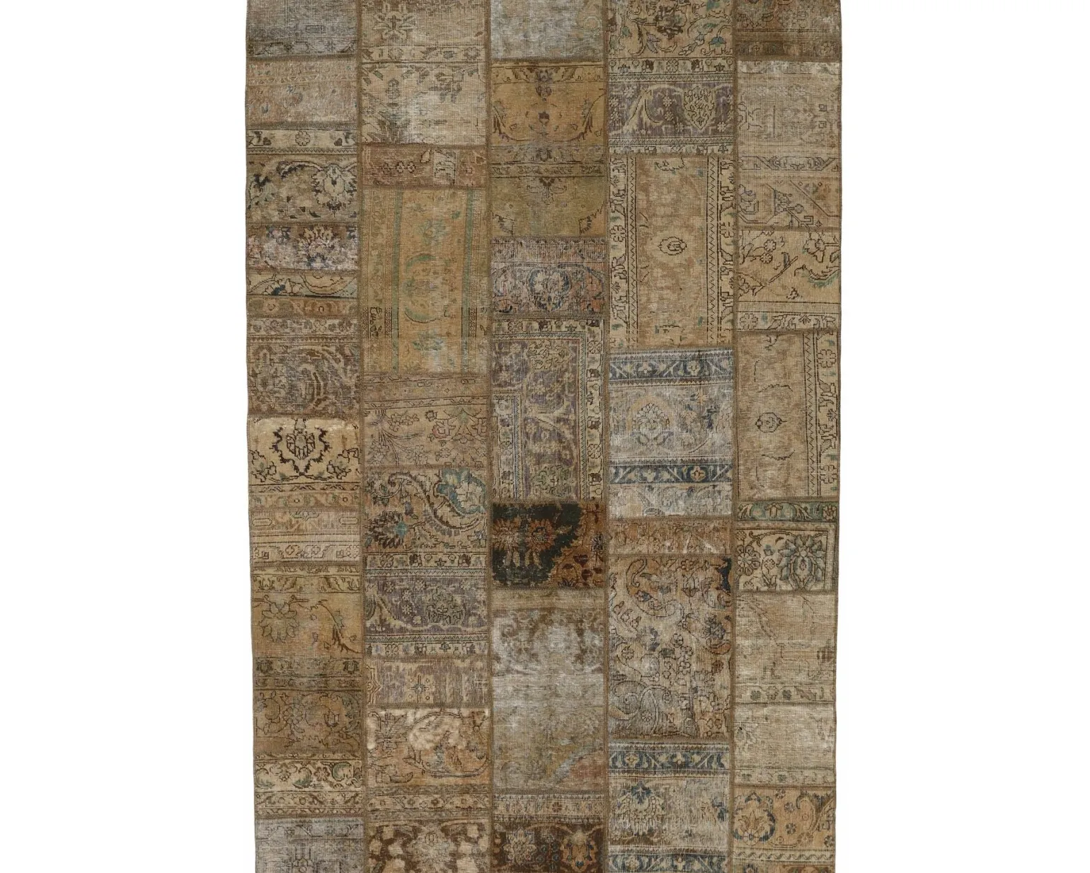 Vintage Patchwork orientalisk matta 202 x 307 cm