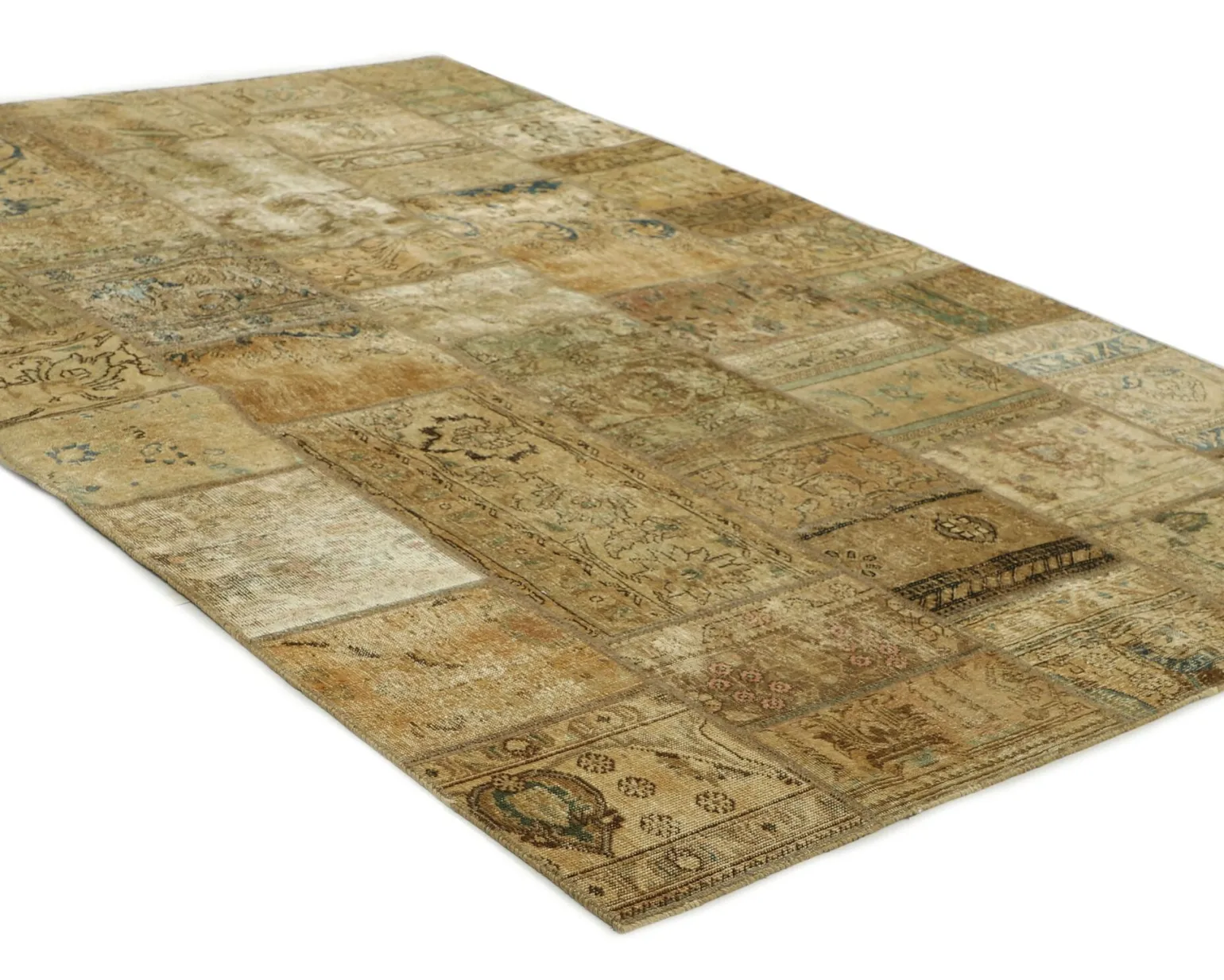 Vintage Patchwork orientalisk matta 199 x 301 cm