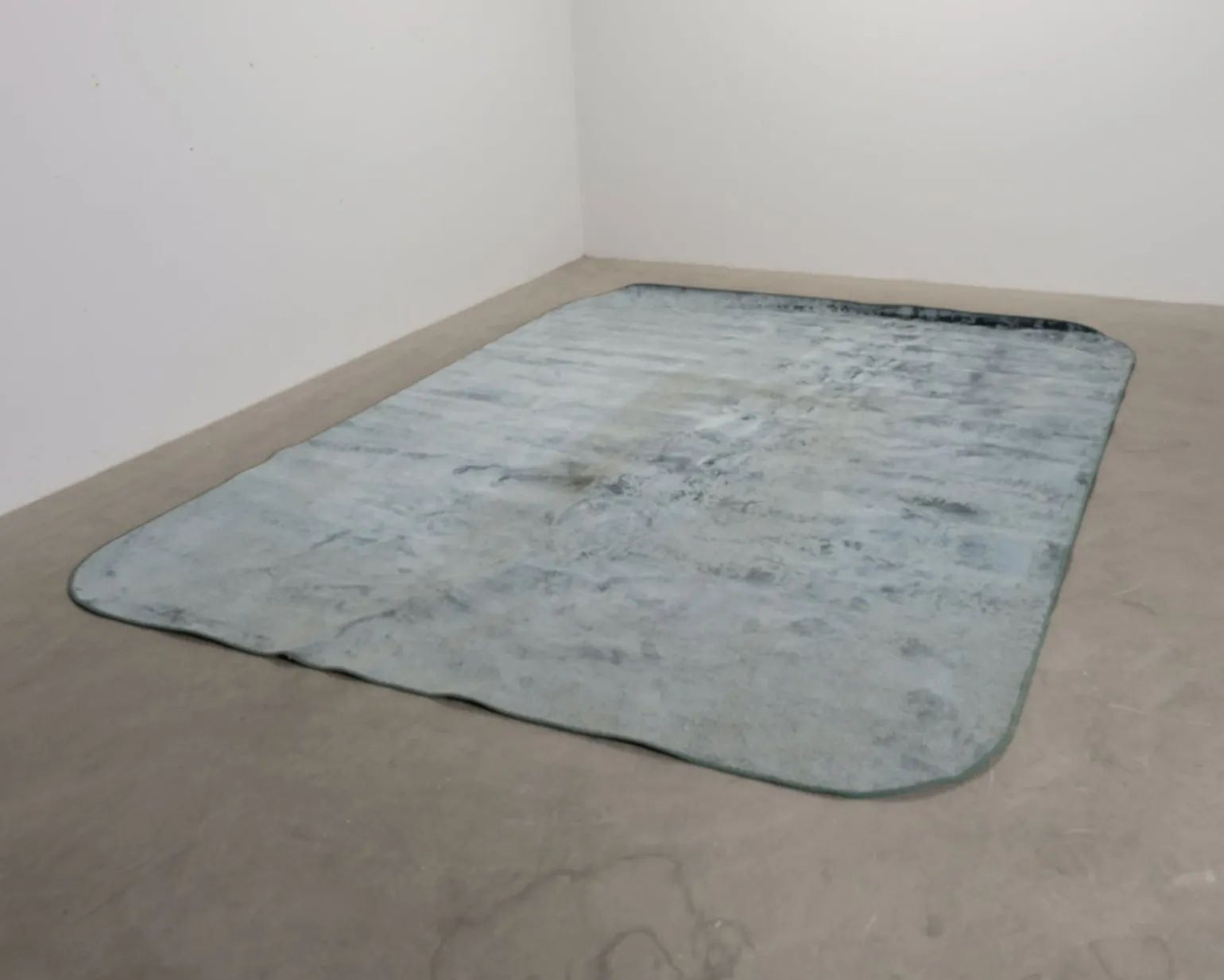 Viskosmatta 300 x 400 cm turkos