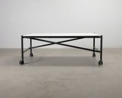 Vitra Comma bord 120 x 200 cm cm vit / svart