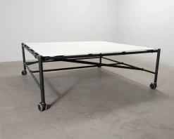Vitra Comma bord 200 x 200 cm cm vit / svart