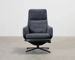 Vitra Grand Relax fåtölj blå / svart