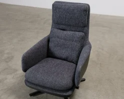 Vitra Grand Relax fåtölj blå / svart