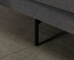 Wendelbo Edge V2 4-sits hörnsoffa grå