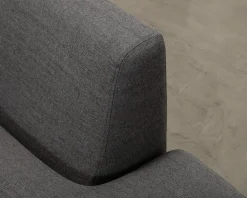 Wendelbo Edge V2 4-sits hörnsoffa grå