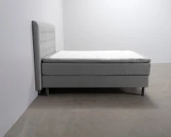 Wendre Roma kontinentalsäng 160 x 200 cm grå
