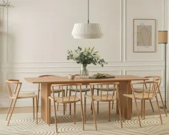 Winston matstol beige, set om 2