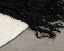 Woven Works Arc ullmatta ø 120 cm vit / svart