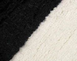 Woven Works Arc ullmatta ø 200 cm vit / svart