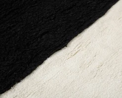 Woven Works Arc ullmatta ø 200 cm vit / svart