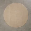 Woven Works Canvas ullmatta ø 250 cm beige