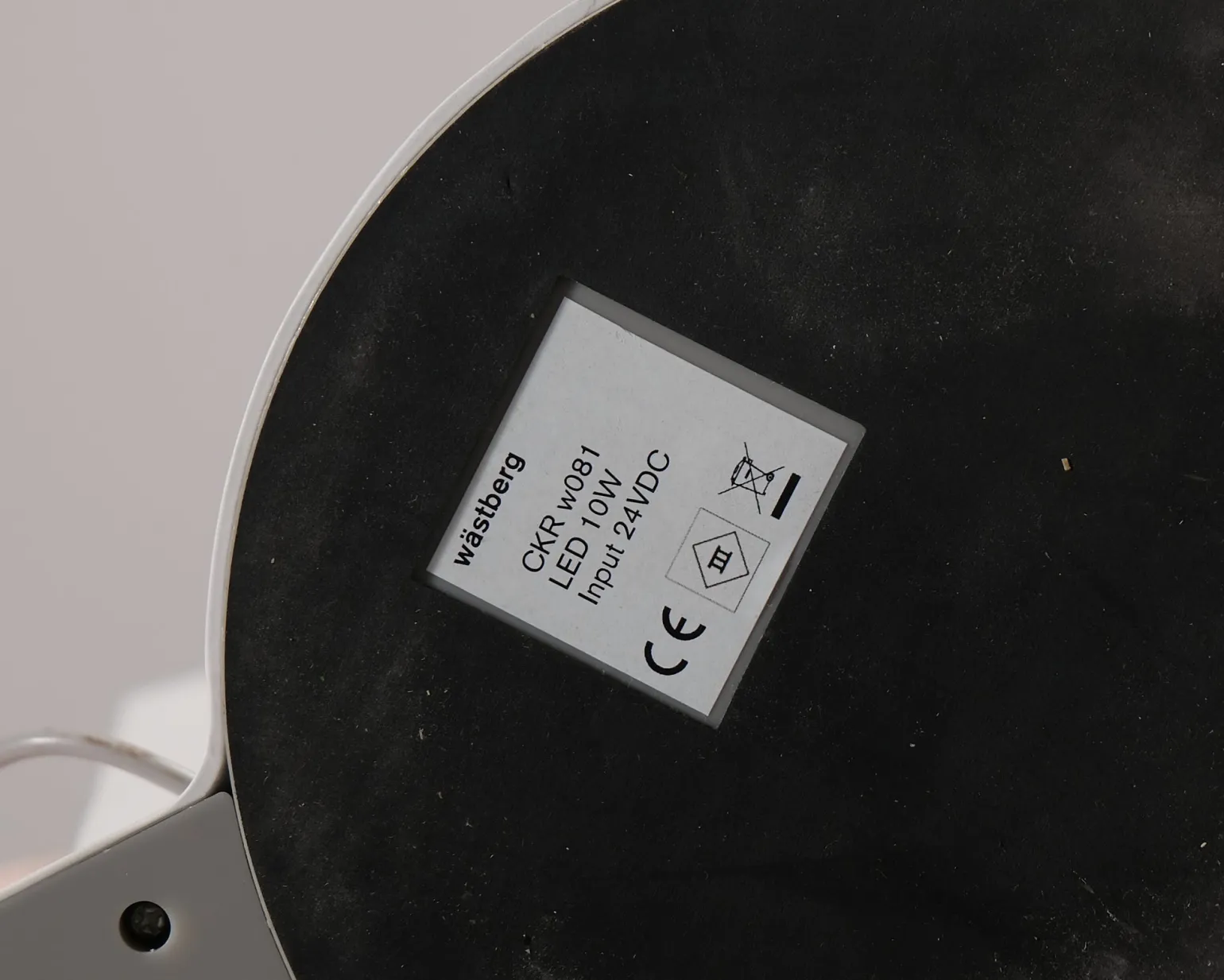 Wästberg w081t1 bordlampa vit